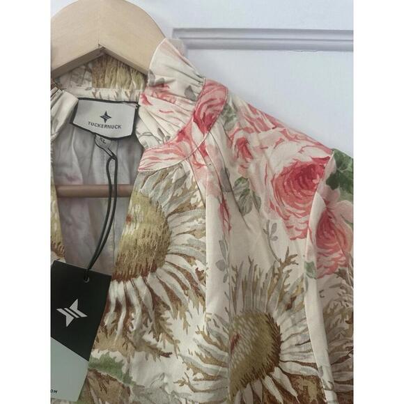 Tuckernuck Sun Faded Floral Crawford Dress NWT Extra Large XL Sold Out - Picture 3 of 4